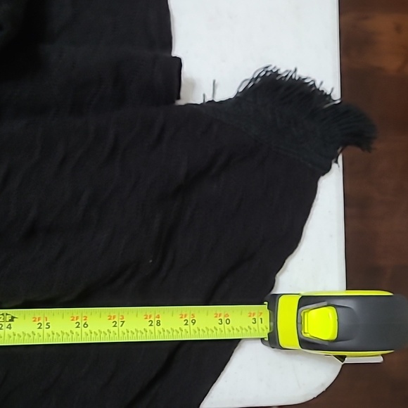 New Directions Women's lightweight Black Shrug with fringe hem size 2X - Picture 10 of 10